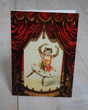 3D kort - Kattballerina DessinDesign
