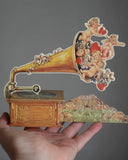 3D utvikbart kort - Grammofon DessinDesign