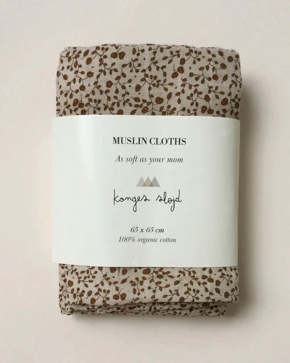 Muslin tyglapp, 3p, Konges Sløjd DessinDesign