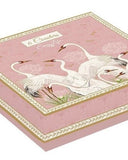 Glasunderlägg - Dansande tranor DessinDesign