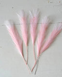 Syntetiska fjädrar - Rosa DessinDesign