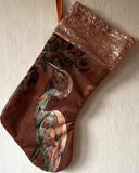 Julstrumpa - Sammet och paljett DessinDesign