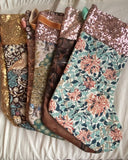 Julstrumpa - Sammet och paljett DessinDesign