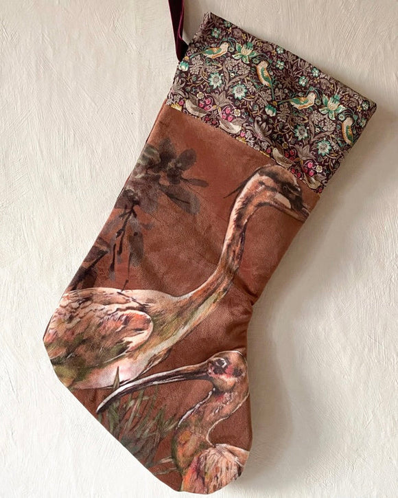 Julstrumpa - Sammet och Morris DessinDesign