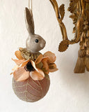 Kanin julprydnad - Blommor DessinDesign