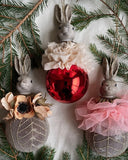 Kanin julprydnad - Blommor DessinDesign