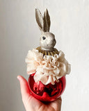 Kanin julprydnad - Röd DessinDesign