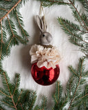 Kanin julprydnad - Röd DessinDesign