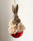 Kanin julprydnad - Röd DessinDesign