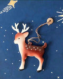 MAILEG - Julprydnad av metall, Bambi - ljusbrun DessinDesign