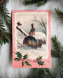 Plåtask med 20 julkort DessinDesign