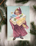 Plåtask med 20 julkort DessinDesign