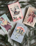 Plåtask med 20 julkort DessinDesign