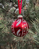 Vintage julgranskula - Röd DessinDesign