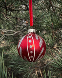 Vintage julgranskula - Röd DessinDesign