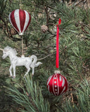 Vintage julgranskula - Röd DessinDesign