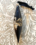 Vintage julgranskula - Svart droppe DessinDesign