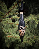 Vintage julgranskula - Svart droppe DessinDesign