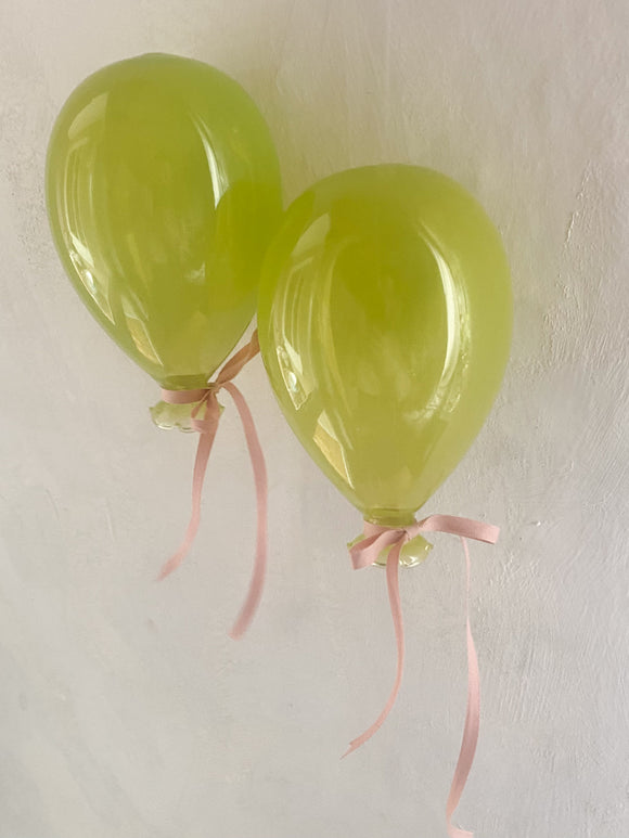 Ballonger av glas - lime
