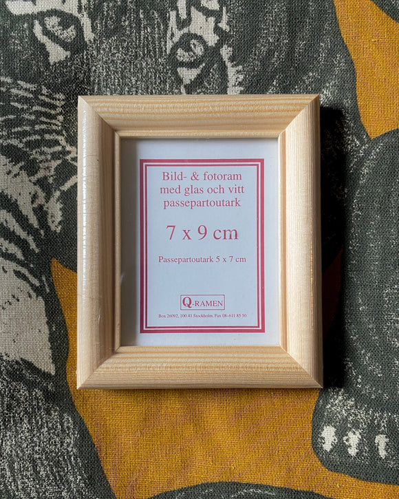 Fotoram av ljust trä DessinDesign