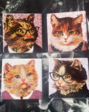 Glasunderlägg - Katter DessinDesign
