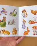Klistermärkesbok med kaniner DessinDesign