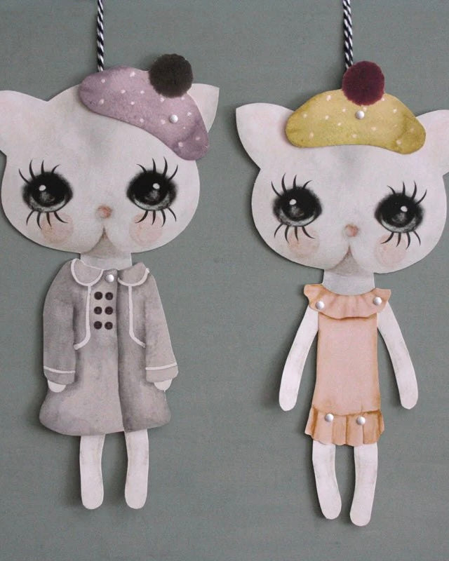 Sprattelgubbe, "Jumping Jack" - Katt DessinDesign