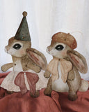 Sprattelgubbe, "Jumping Jack" - Brun kanin DessinDesign