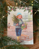 Plåtask med 20 julkort DessinDesign