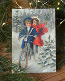 Plåtask med 20 julkort DessinDesign