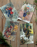 Plåtask med 20 julkort DessinDesign