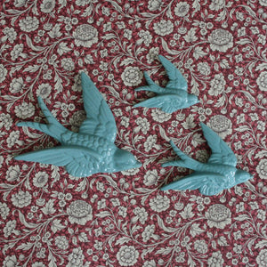 Flying Swallows - blue - Dessin Design