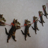 Cat christmas garland - Dessin Design