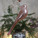 Christmas bauble - bird, pink - Dessin Design