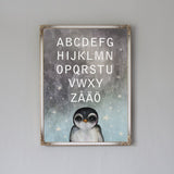 ABC - Penguin, A4 - Dessin Design