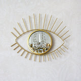 Gold eye mirror - Dessin Design