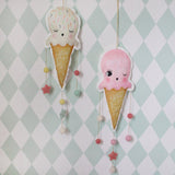 Pastel ice cream, mobiles - Dessin Design