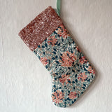 Christmas stocking - Morris, Honeysuckle, Dessin Design