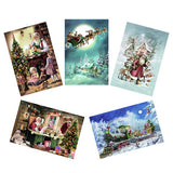 Glittery vintage advent calendars - Dessin Design