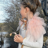 Lace ruffle collar - rose, Dessin Design