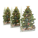 Fold out paper row - Christmas tree
