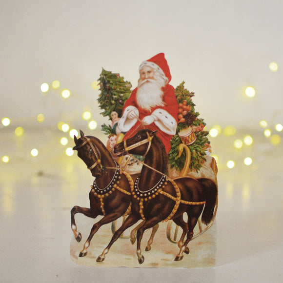 Bookmark card - Santa