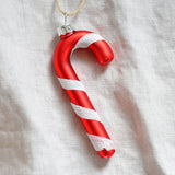 Christmas bauble - candy cane, red - Dessin Design