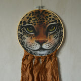 Wall hoop - Leopard face