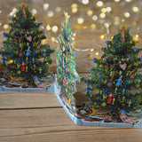 Fold out paper row - Christmas tree