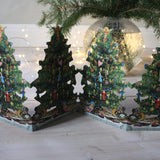 Fold out paper row - Christmas tree - Dessin Design