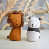 Maileg - Lion and panda rattle - Dessin Design