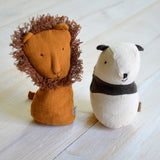 Maileg - Lion and panda rattle - Dessin Design