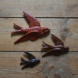 Flying Swallows - brown - Dessin Design