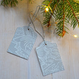 Wall paper Christmas tags - Dessin Design